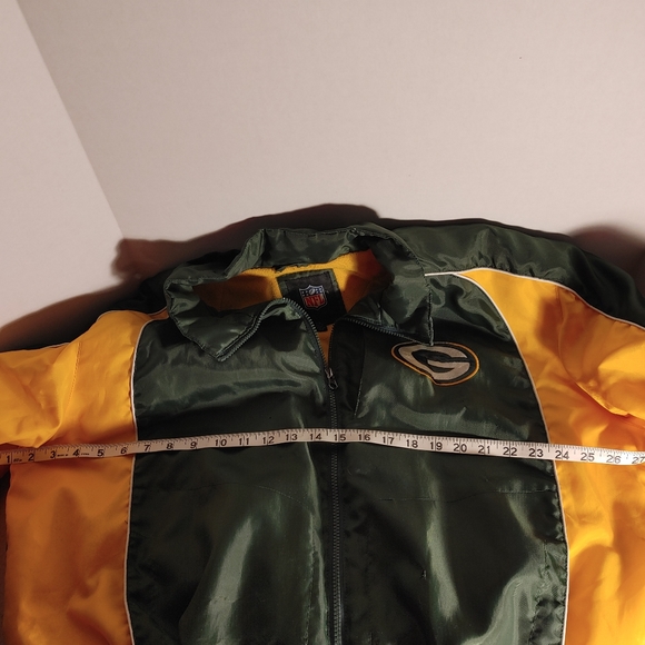 NFL G111 Apparel Insulated No Hood Green Bay Packers Size Large Jacket Zip up - Picture 11 of 13